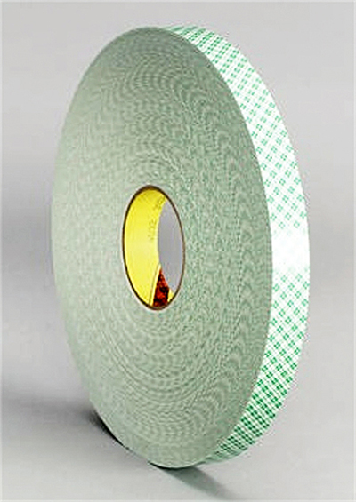 3M White Foam Tape .031" x 3/4" x 72 Yd